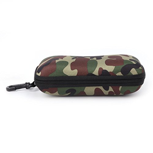 CHIHUOBANG Aock Brillen Box Sonnenbrillen Fall Camouflage Storage Protector Zipper Unisex Container von CHIHUOBANG