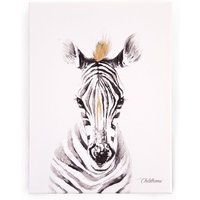 CHILDHOME Ölgemälde Zebra 30 x 40 cm von Childhome