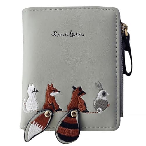 CHILDWEET 1stk Brieftasche Mit Critter-Print Geldbeutel Für Mädchen Portmonee Dackel Geldbörsen Mit Reißverschluss Geldbörsen Mit Tierreißverschluss Kind Metall Tragbar Multi-kartenhalter von CHILDWEET