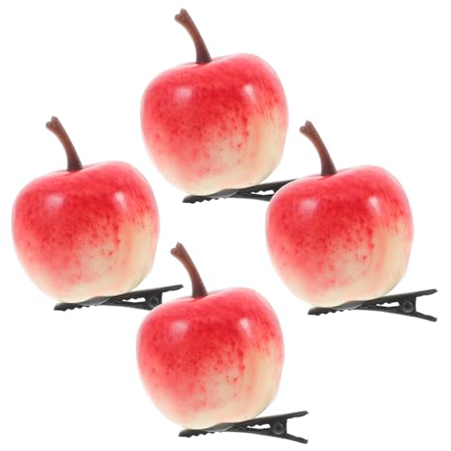 CHILDWEET 4stücke Frucht- Haarspangen Obst Haarclips Haarzubehör Für Frauen Mädchen von CHILDWEET