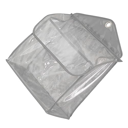 CHILDWEET Kulturbeutel Zum Aufhängen Über Der Dusche Aufbewahrungstasche Für Trockene Handtücher PVC Polyester Grau Kunststoffplatte 190–199 von CHILDWEET