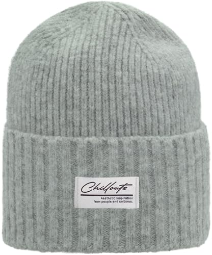 CHILLOUTS Agneta Hat - Beanie - grau - Einheitsgröße - Recycled Material - Wintermütze von CHILLOUTS