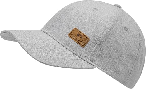 CHILLOUTS Amadora Baseball Cap - Unisex Cap Verstellbar, Sommer Cap Sportlich, Basecap Herren Damen Kinder, Tennis Atmungsaktiv, grau von CHILLOUTS