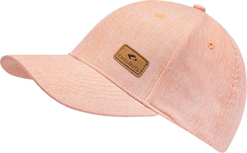 CHILLOUTS Amadora Baseball Cap - Unisex Cap Verstellbar, Sommer Cap Sportlich, Basecap Herren Damen Kinder, Tennis Atmungsaktiv, Peach von CHILLOUTS