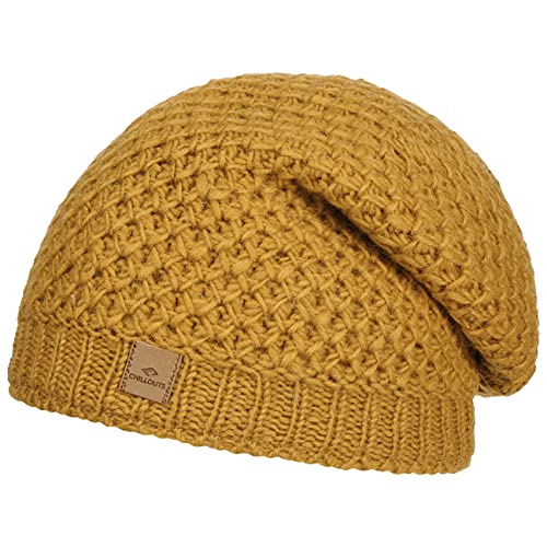 CHILLOUTS Beanie Strickmütze Nele Oversizemütze Herrenmütze (One Size - senf) von CHILLOUTS