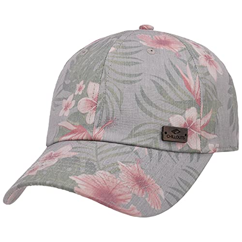 CHILLOUTS Waimea Hat - Stylish Unisex Floral Baseball Cap, Breathable for Summer and Sport, Adjustable, One Size Fits All, Natural Fiber von CHILLOUTS