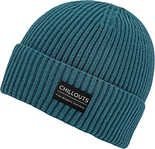 CHILLOUTS Damen Caleb Hat Winterm TZE, Petrol, Einheitsgröße EU von CHILLOUTS