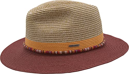 CHILLOUTS Damen Montijo Hat Sonnenhut, Wine/Orange, XS EU von CHILLOUTS