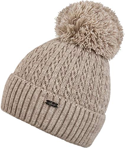 CHILLOUTS Damen Mütze Estephania hellbeige One Size von CHILLOUTS