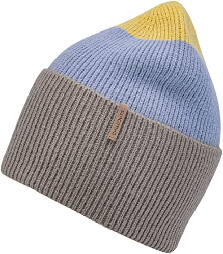 CHILLOUTS Damen Tamy Hat Winterm TZE, Taupe/Blue, Einheitsgröße EU von CHILLOUTS