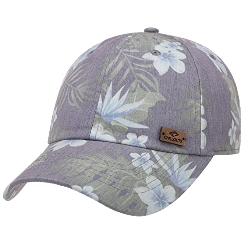 CHILLOUTS Waimea Hat - Stylish Unisex Floral Baseball Cap, Breathable for Summer and Sport, Adjustable, One Size Fits All, Natural Fiber von CHILLOUTS