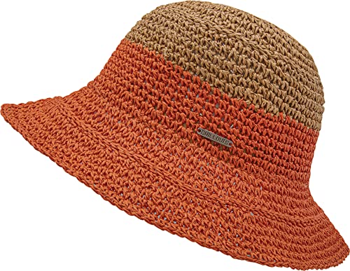 CHILLOUTS Damen Wisla Hat Sonnenhut, Orange/Brown, S-M EU von CHILLOUTS