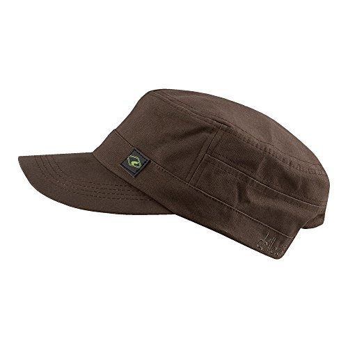 CHILLOUTS EL Paso Hat Military Cap - Army Cap Schirmmütze Sommer Kopfbedeckung, Militär Herren Verstellbar, Feldmütze Atmungsaktiv, Mütze Herren mit Schirm mit UPF 50+ UV-Schutz, braun von CHILLOUTS