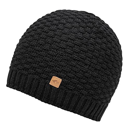 CHILLOUTS warme Beanie mit Fleecefutter - Wintermütze im Karostrick - Blaue Kasimir von CHILLOUTS