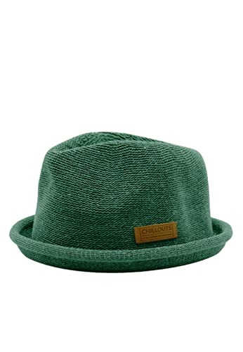 CHILLOUTS Tocoa Hat - Pork Pie Hut Herren/Damen, 100% Polyester, Unisex Sommer Trendhut, Crushable, Adjustable, grün, L-XL von CHILLOUTS