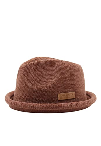 CHILLOUTS quetschbarer Verstellbarer Sommerhut - Pork Pie Tocoa Hat - Herren Rust L-XL von CHILLOUTS