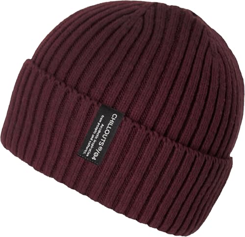 CHILLOUTS Juri Hat - Beanie - rot - Einheitsgröße - - Wintermütze von CHILLOUTS