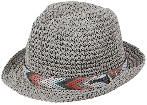CHILLOUTS Medellin Hut - Trilby Strohhut Herren, 100% Papierstroh, Handgefertigt, Crushable, Adjustable, Sommer Sonnenhut, XS/S-M von CHILLOUTS