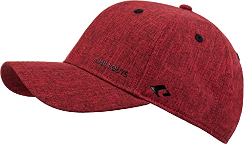 CHILLOUTS Unisex Christchurch Baseballkappe, 72 Red/Black, Einheitsgröße von CHILLOUTS