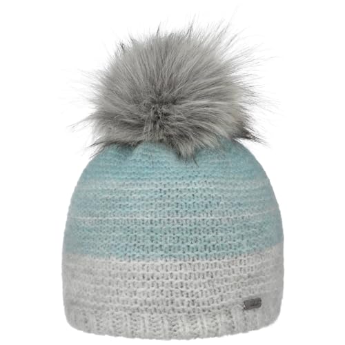 CHILLOUTS Ranva Hat - Bommelmütze - hellblau - Einheitsgröße - Made in Europe - Wintermütze von CHILLOUTS