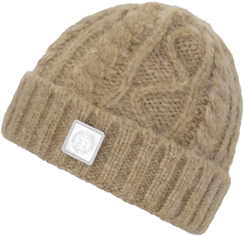 CHILLOUTS Rory Hat - Beanie - beige - Einheitsgröße - Alpaca Wool - Wintermütze von CHILLOUTS