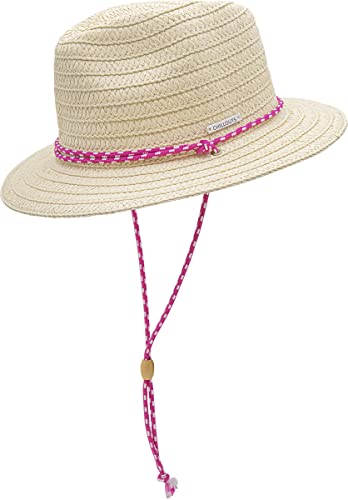 CHILLOUTS Salinas Hat Sonnenhut UV Schutz Damen, Frauen Strohhut, Faltbar, Elegant, Natural, S-M von CHILLOUTS
