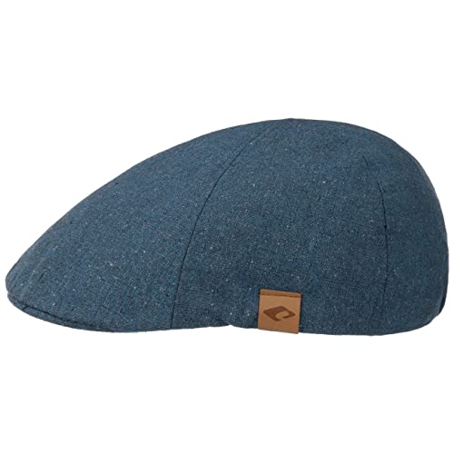 CHILLOUTS Schiebermütze aus 100% Baumwolle - Flat Cap Shelton Ivy Cap - Herren blau L-XL von CHILLOUTS