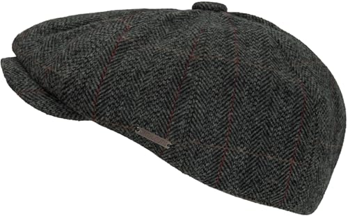 CHILLOUTS Severin Hat - Flat Cap - grau - L-XL - - Schiebermütze von CHILLOUTS