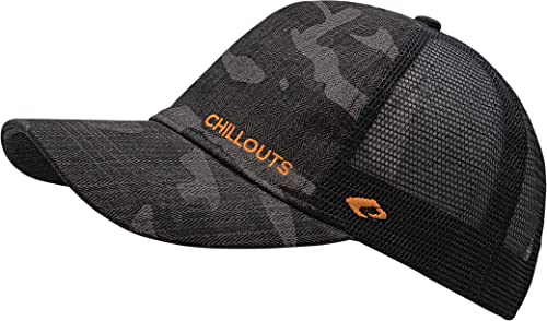 CHILLOUTS Mitlitarycap mit Carmouflage - Cap mit 50% Baumwolle - luftig & leich - Sigatoka Chilouts von CHILLOUTS