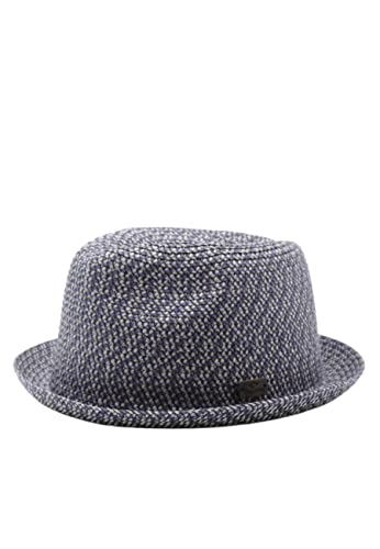 CHILLOUTS Delgado Hat Trilby Hut Herren - Unisex Sommerhut Faltbar, Hochwertiger Strohhut, Stilvoller Trilby Herren Leicht, Elegant Pork Pie Sommer, blau, L-XL von CHILLOUTS