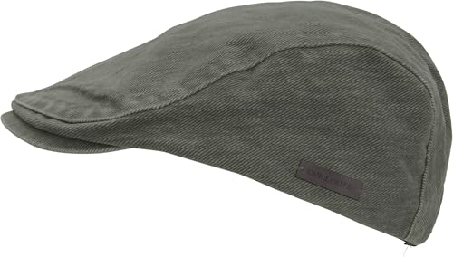 CHILLOUTS Tirau Hat - Schiebermütze Herren, Stilvolle Flat Cap Men, Sommer Newsboy Cap, grau, M-L von CHILLOUTS