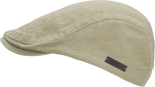 CHILLOUTS Tirau Hat - Schiebermütze Herren, Stilvolle Flat Cap Men, Sommer Newsboy Cap, beige, M-L von CHILLOUTS