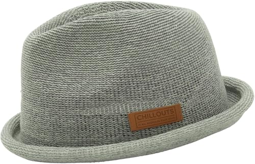 CHILLOUTS Tocoa Hat - Pork Pie Hut Herren/Damen, 100% Polyester, Unisex Sommer Trendhut, Crushable, Adjustable, S-M/L-XL von CHILLOUTS