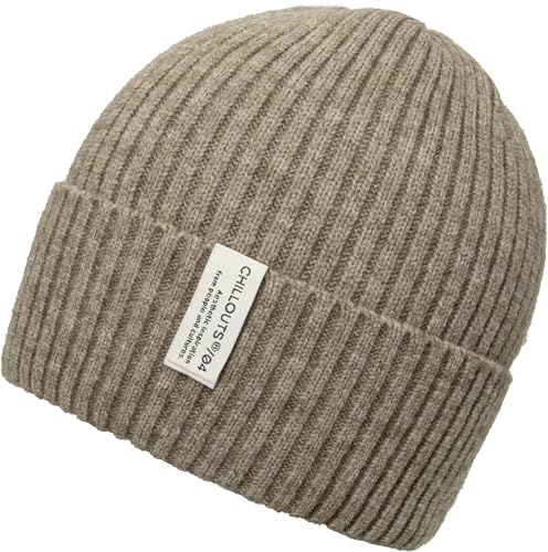 CHILLOUTS Tomke Hat - Beanie - beige - Einheitsgröße - - Wintermütze von CHILLOUTS