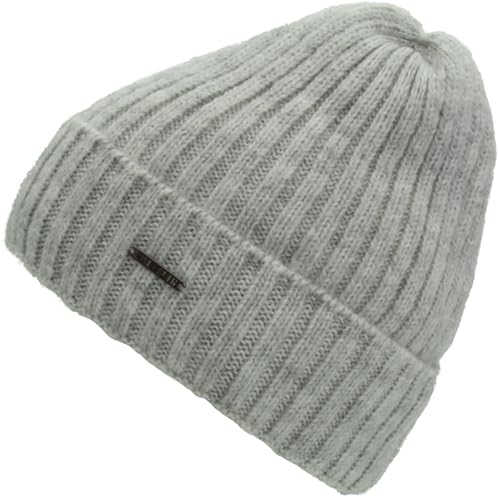 CHILLOUTS Tuva Hat - Beanie - grau - Einheitsgröße - Made in Europe - Merino Wool von CHILLOUTS