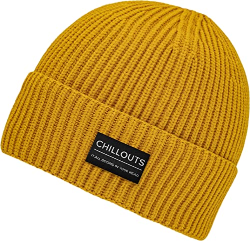 CHILLOUTS Unisex Caleb Hat Wintermütze, Curry, Einheitsgröße EU CHILLOUTS Unisex Caleb Hat Wintermütze, Curry, Einheitsgröße EU von CHILLOUTS