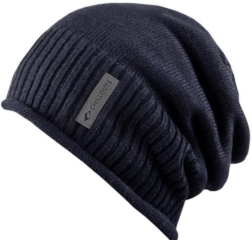 CHILLOUTS Herren Etienne hat Longbeanie, Navy, Einheitsgröße EU von CHILLOUTS