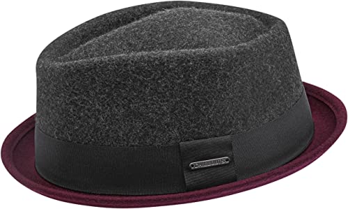 CHILLOUTS Unisex Neal Hat Hut, Grey/Bordeaux, S-M (55-57cm) EU von CHILLOUTS