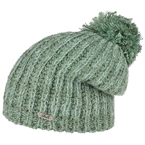 Chillouts Suri Hat Mütze in Wintermütze mit Bommel (grün) von CHILLOUTS