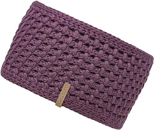 CHILLOUTS Cleo Headband - breites Winterstirnband mit Fleecefutter- Wollanteil - warmes Stirnband in lila für Damen CHILLOUTS Cleo Headband - breites Winterstirnband mit Fleecefutter- Wollanteil - warmes Stirnband in lila für Damen von CHILLOUTS
