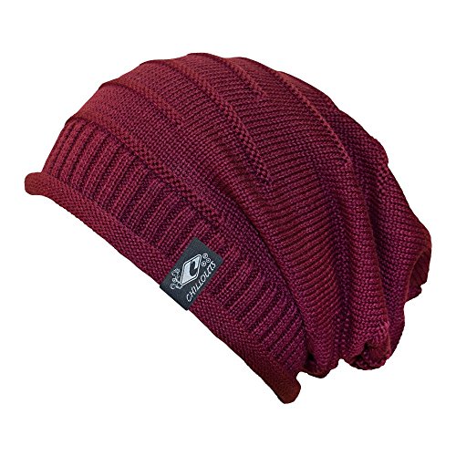 CHILLOUTS Herren 6303 Eri05 Longbeanie, 71 Bordeaux, Einheitsgröße EU von CHILLOUTS