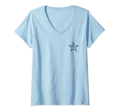 Damen China PLA People Liberation Army Star Emblem bewaffnete Kräfte T-Shirt mit V-Ausschnitt Damen China PLA People Liberation Army Star Emblem bewaffnete Kräfte T-Shirt mit V-Ausschnitt von CHINESE PLA MILITARY APPAREL