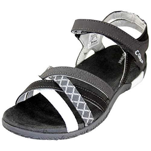 CHIRUCA Flache Sandalen Malibu Schwarz, Schwarz , 39 EU von Chiruca