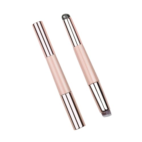 2-in-1 Silikon-Lippenpinsel, Concealer-Pinsel, Lippenstift, Make-up-Pinsel, Puder, Make-up-Applikator für Frauen und Mädchen von CHIZISX