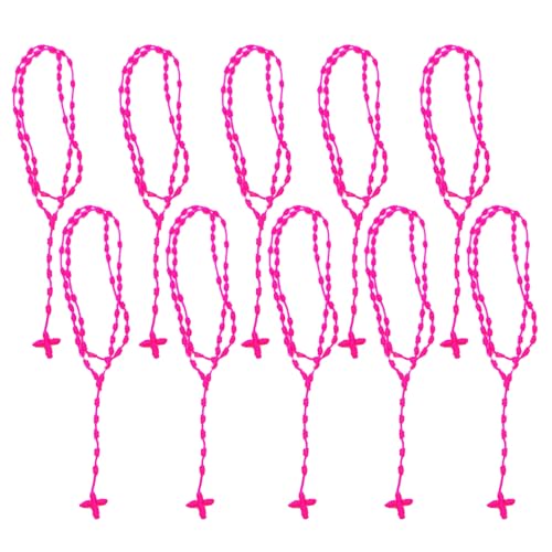 Bunte Handgewebte Kreuze Halskette Stilvolle Handwerkliche Kreuze Anheitige Halskette Handgewebten Nackenschmuck Zum Party Tragen Charme von CHIZISX