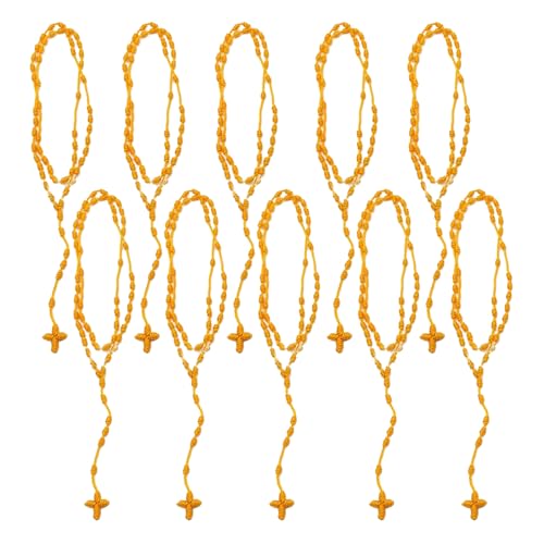 Bunte Handgewebte Kreuze Halskette Stilvolle Handwerkliche Kreuze Anheitige Halskette Handgewebten Nackenschmuck Zum Party Tragen Charme von CHIZISX