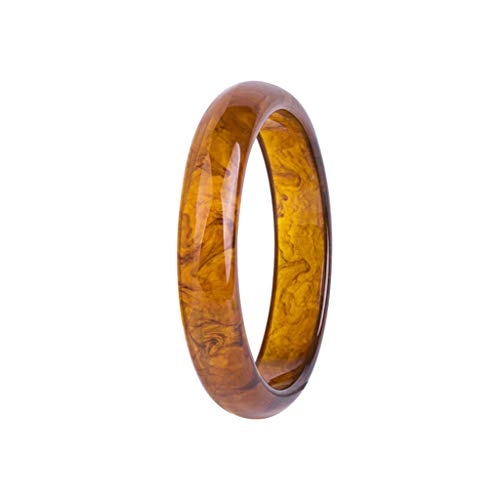 CHIZISX Acrylrunde Armreifen Classic Blumendruhe Bankadelch Schmuck Kunsthandwerk Für Strandtanz Büro Täglich Kleidung Strandschmuck von CHIZISX