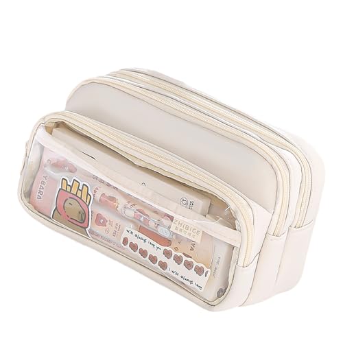 CHIZISX Bencil Case Bencil Stift Bag Desk Desscherer Stationerie Lagerbeutel Mit Reißverschlüssen Für Schule Und Büro Großer Kapazität Stifthülle von CHIZISX