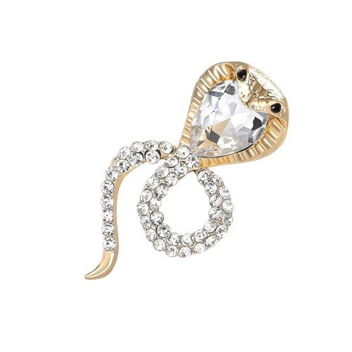 CHIZISX Damen-Brosche im Vintage-Stil mit funkelnden Strasssteinen, Schmuck für Damenkleidung, Partykleid und Anzug-Accessoire von CHIZISX