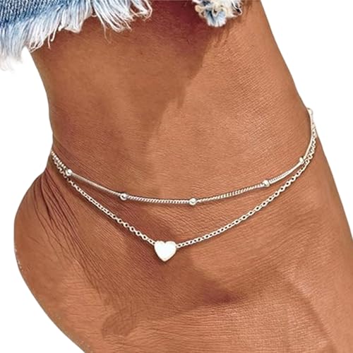 CHIZISX Damen Kochbrett Set Multi Stränge Verstellbarer Fußschmuck Mehrschichtiger Knöchelarmband Handgefertigtes Wasserdichtes Zubehör Für Frauen Multi Layer Messingschmuck CHIZISX Damen Kochbrett Set Multi Stränge Verstellbarer Fußschmuck Mehrschichtiger Knöchelarmband Handgefertigtes Wasserdichtes Zubehör Für Frauen Multi Layer Messingschmuck von CHIZISX